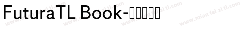 FuturaTL Book字体转换